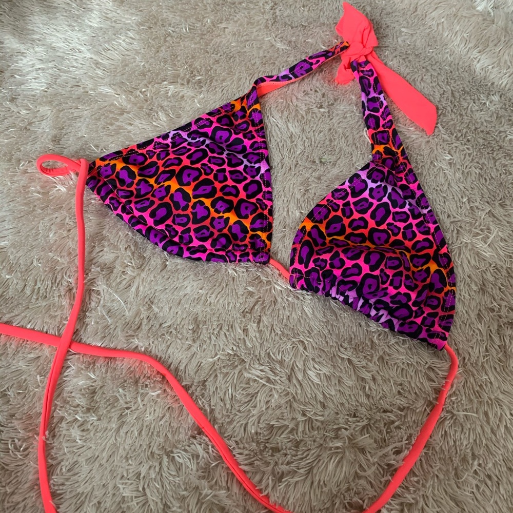 California Waves- Neon Leopard Print Top